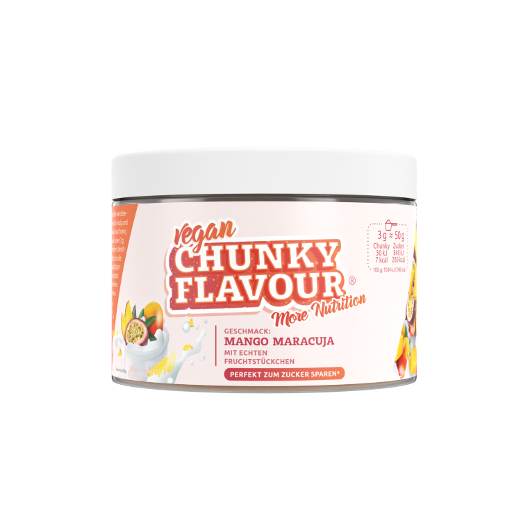 Wunderschöne Chunky Flavour Mango Maracuja Ebenbild